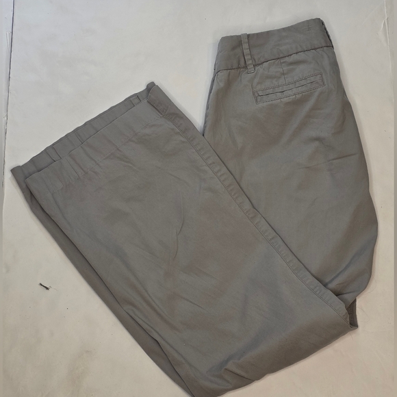 J Crew City Women's Fit Grey Cotton Pants 26/30 Regular Stretch flair. US 26 - Picture 5 of 10